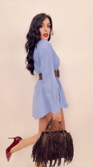 Maxi camicia lumina