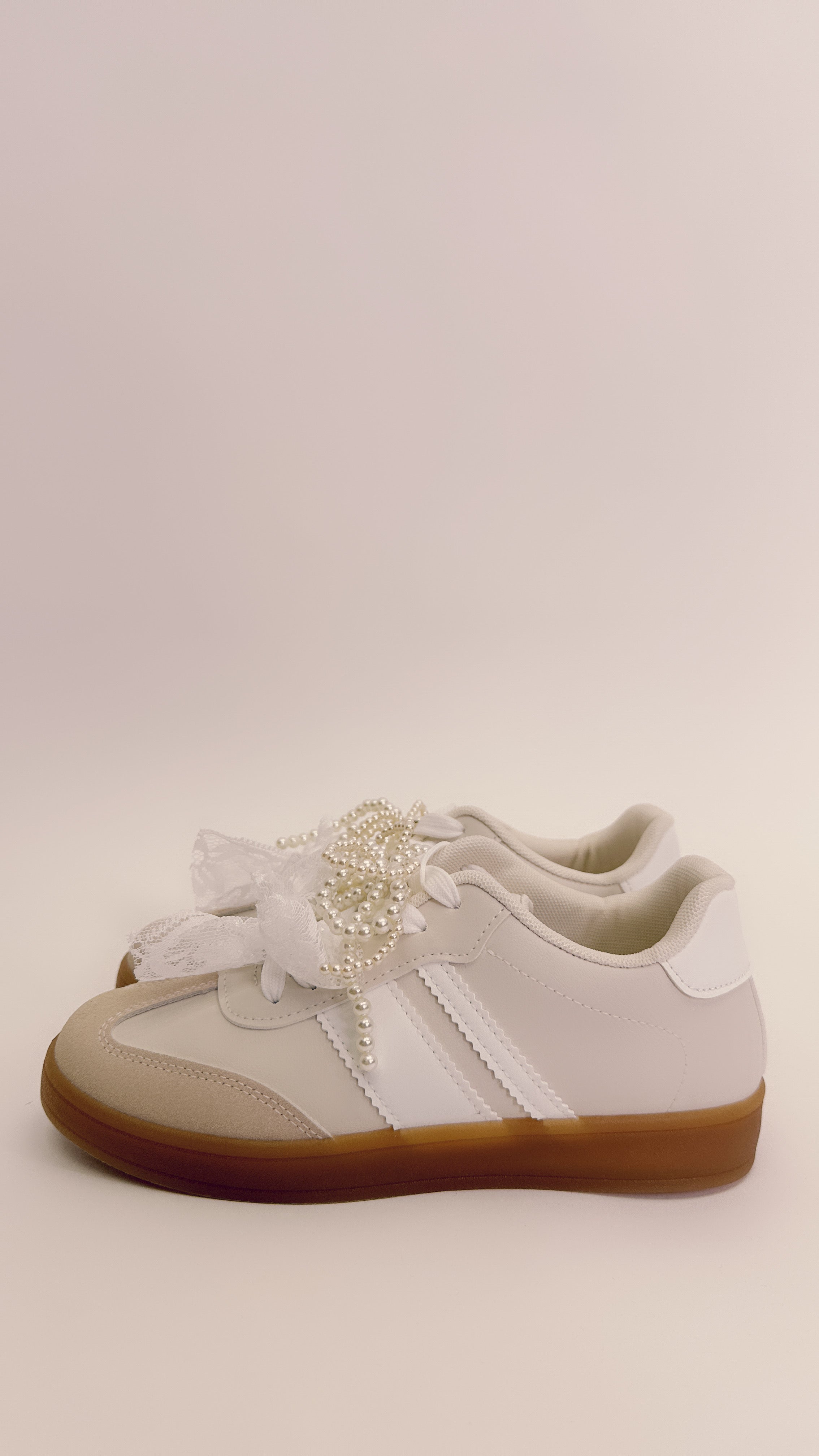 Sneakers “accessori” beige