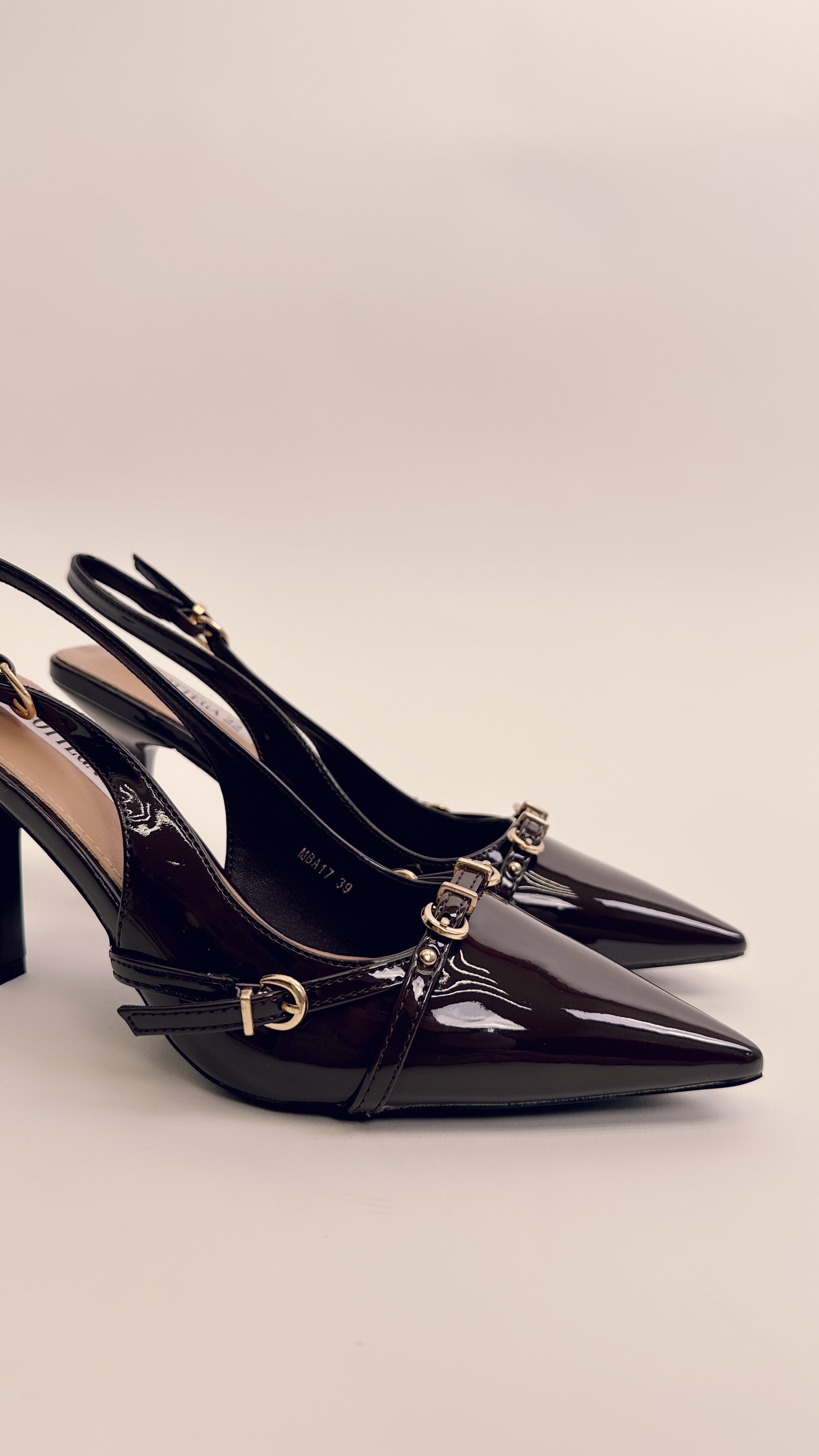 Slingback marrone mba17