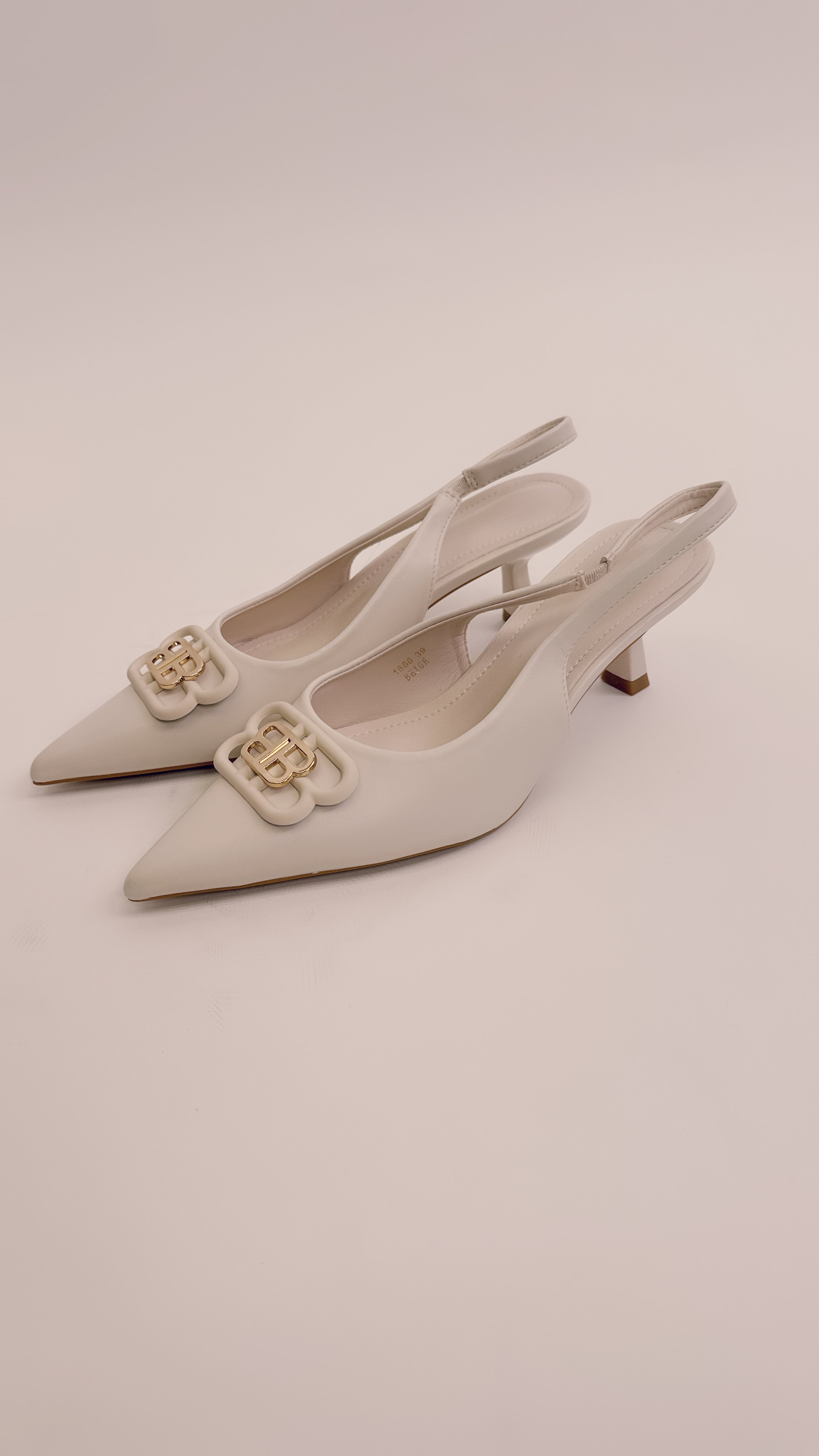 Slingback crema 1866