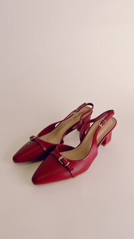 Slingback red m106