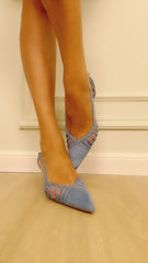 Slingback Denim blue